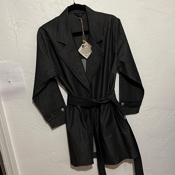 Jonano Jackets & Blazers - Jonano Seed to Sewn Black Denim Jacket  Duster